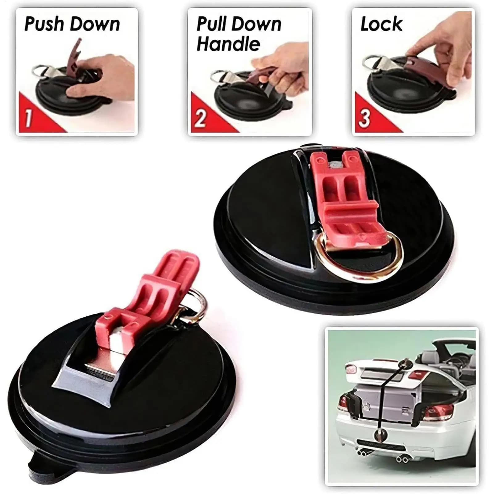 Ganci a ventosa resistenti Ancoraggi a ventosa resistenti con ganci Clip per legare perforate senza foro per cucina e bagno