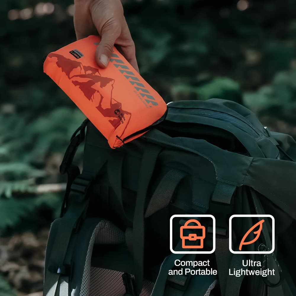 RHINO RESCUE Kit di pronto soccorso da viaggio per esterni, leggero, portatile e impermeabile, adatto per escursioni, arrampicata, auto e ciclismo