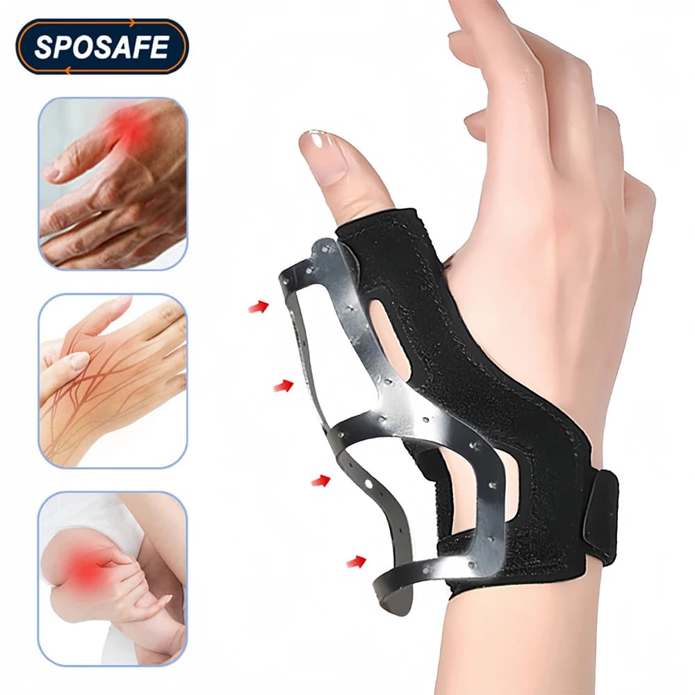 Tutore per pollice reversibile polso e pollice stecca Spica per dito grilletto, tenosignovite, artrite, tendinite adatta per mano sinistra e destra