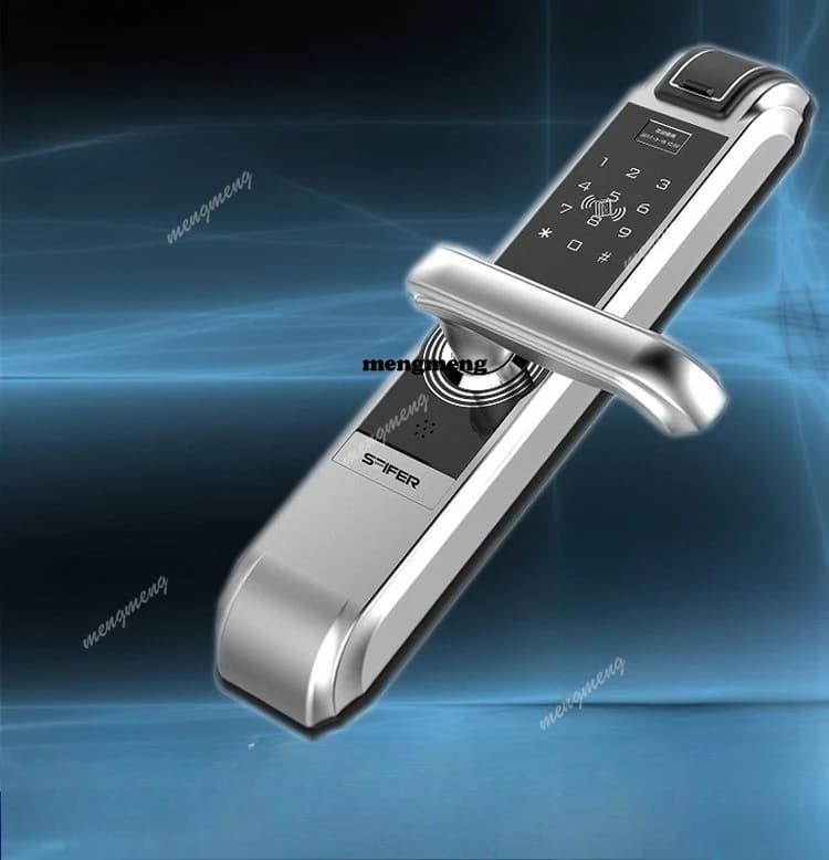 Serratura elettronica intelligente per hotel, appartamenti e porte, con impronta digitale, password, antifurto, a induzione con scheda magnetica, vendita all'ingrosso direttamente dalla fabbrica.