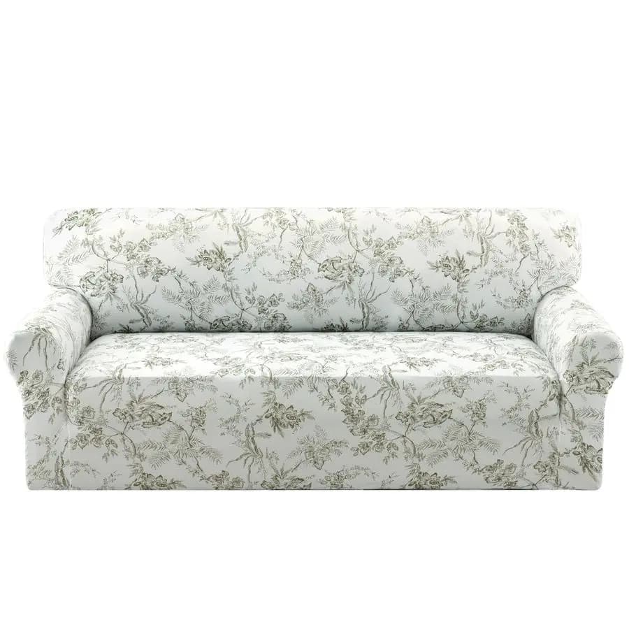 They cover with Floral Patterns for 3 Cushions, Suitable for Domestic Animals, Highly Elastic, Super Soft Printed Fabric