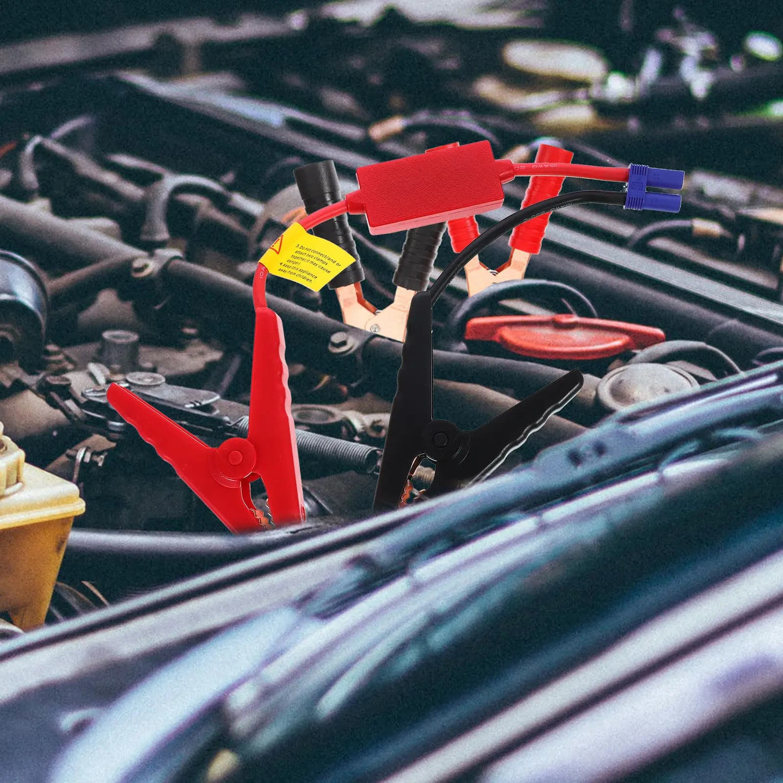 Cavo di Avviamento per Auto di Grado Professionale con Morsetti a Coccodrillo, Cavo di Ricambio per Avviamento Automobilistico