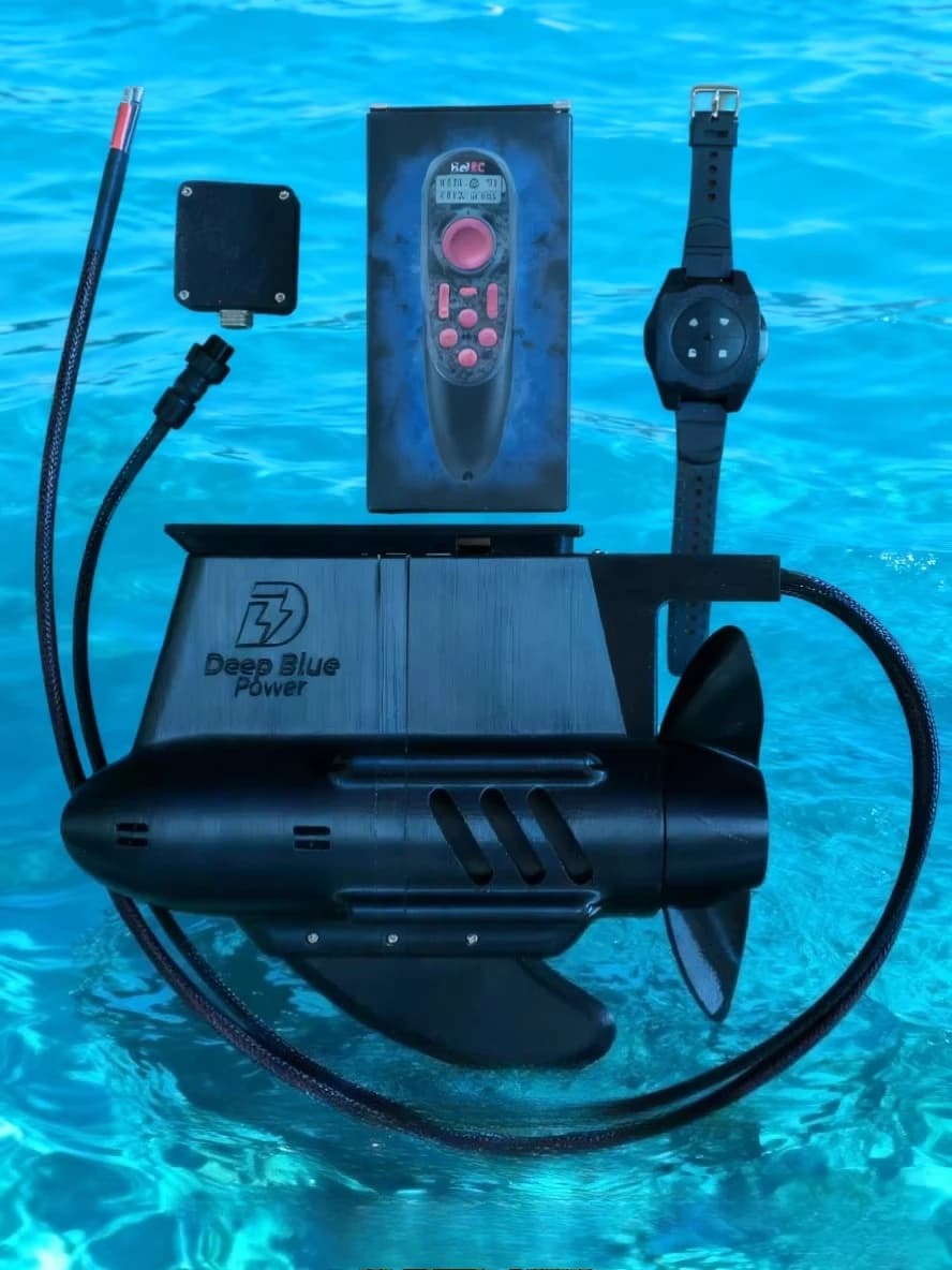 Propulsore per Paddle Board 6384 con ESC 75100 Impermeabile Integrato, Motore Subacqueo per Sistema di Propulsione SUP, Tavola da Surf e Kayak