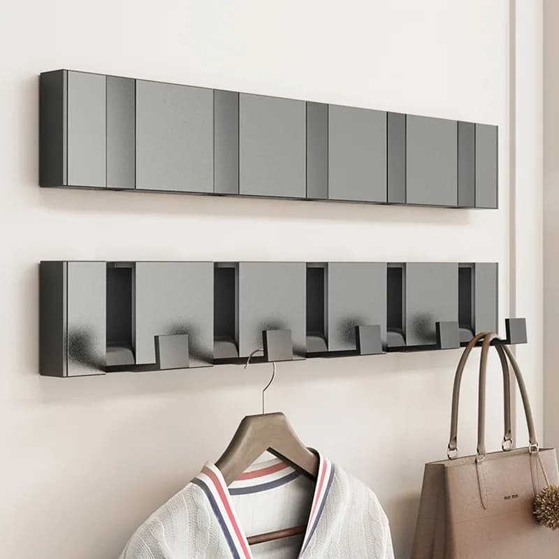 Ganci per vestiti Nessuna punzonatura Nascondi Ganci da parete pieghevoli Appendiabiti Appendiabiti Portachiavi Dietro la porta Accessori per la cucina del bagno
