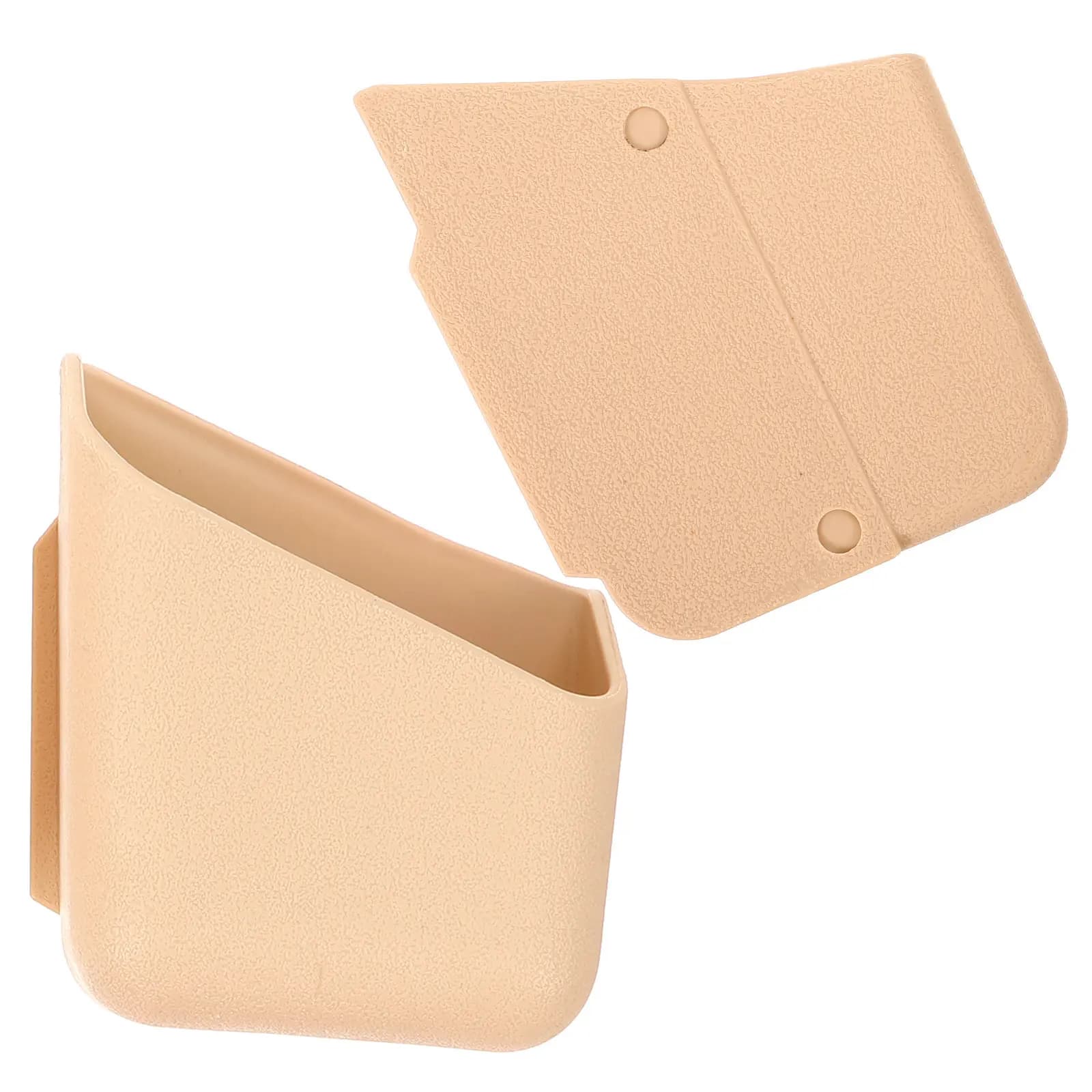 2 Pezzi Scatola Portaoggetti per Auto, Organizer Adesivo Multifunzionale, Porta Occhiali, Telefono e Carte, Contenitore per Oggetti Vari per Interni Auto