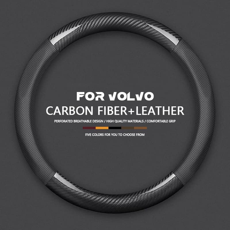For Volvo XC90 XC60 XC40 V90 V60 V50 V40 S40 S60 S80 S90 Carbon fiber and leather interior car accessories