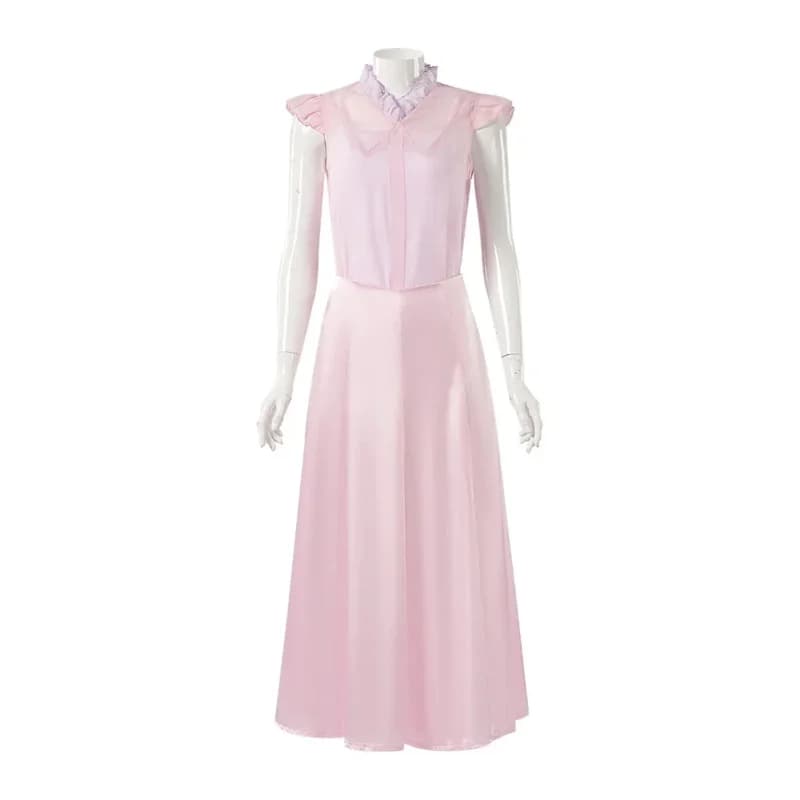 Costume cosplay Glinda per donna elegante uniforme gonne top parrucca vampiro film rosa vestiti x;2,f;5.n;