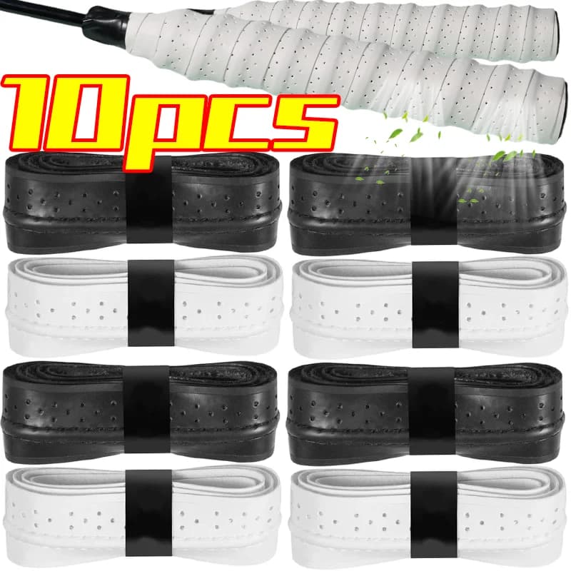 Nastro Professionale Antiscivolo per Impugnatura Racchette da Tennis, Badminton e Padel, Traspirante e Assorbente