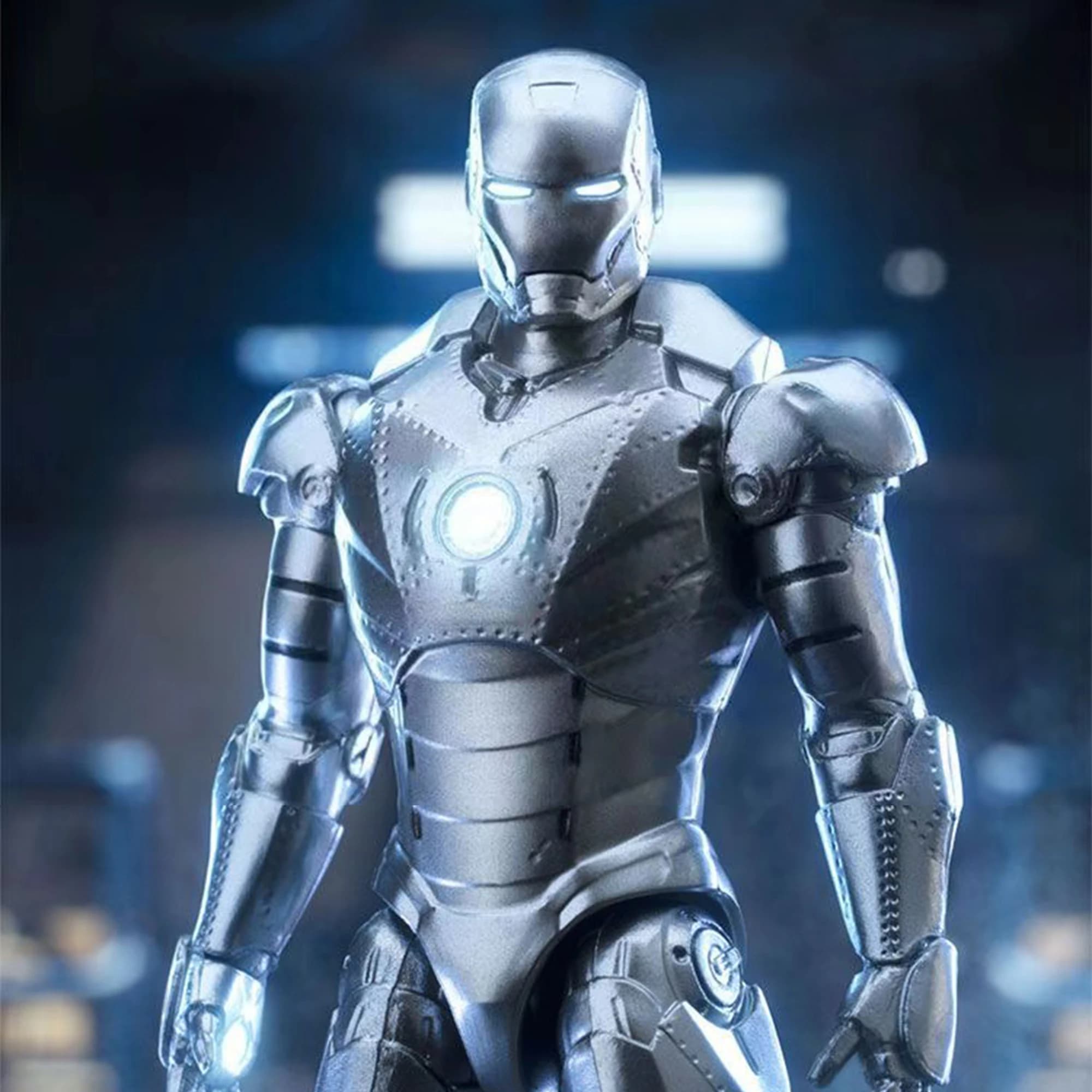 Giocattoli Serie Iron Man ZD MK1 MK2 MK3 MK4 MK5 MK6 MK7, Action Figure da Collezione del Film Ironman, Regalo di Compleanno per Ragazzi