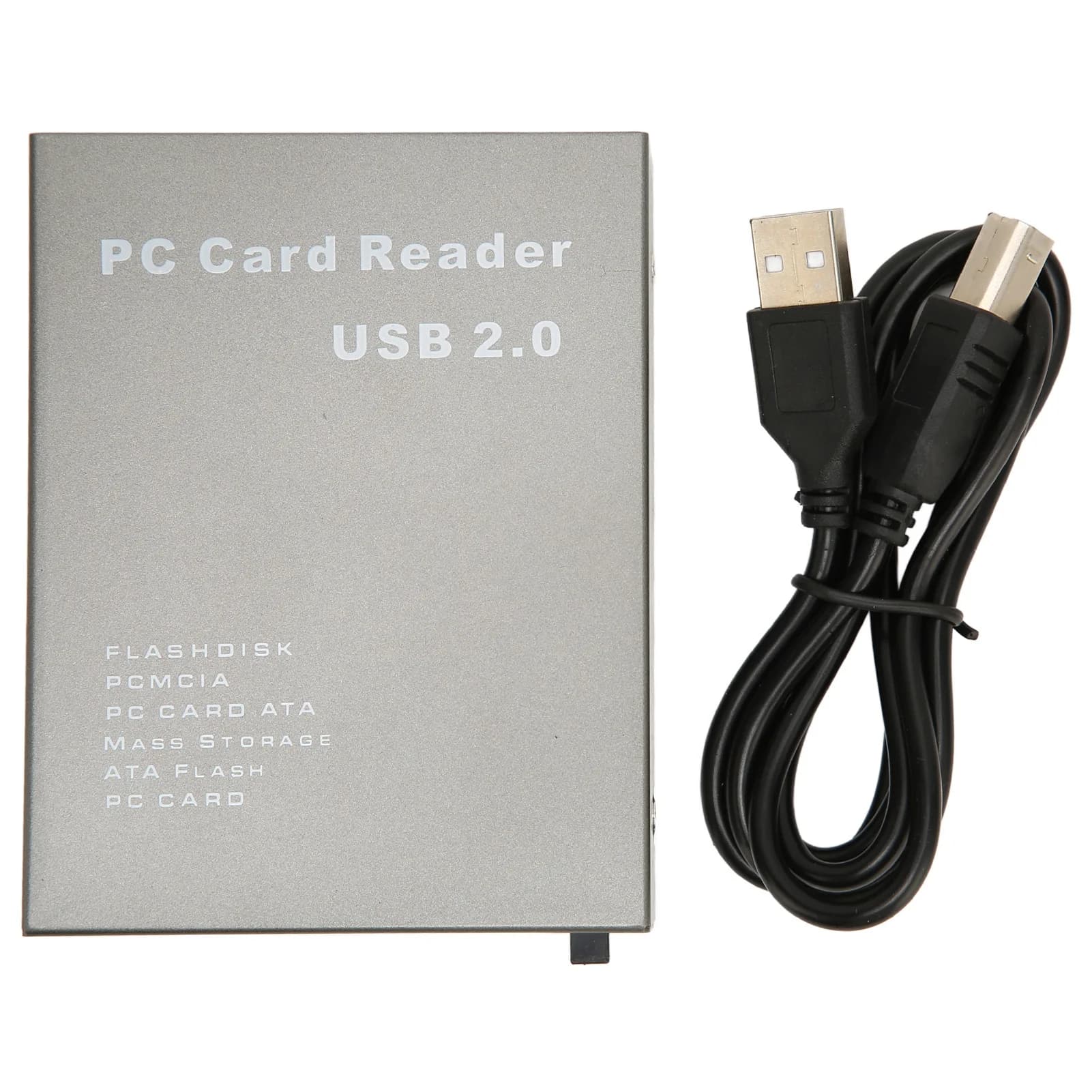Lettore di schede di archiviazione Lettore di schede PCMCIA USB 2.0 Scheda di memoria Flash industriale ad alta velocità da 68 pin Lettura diretta Lettore di schede PC ATA