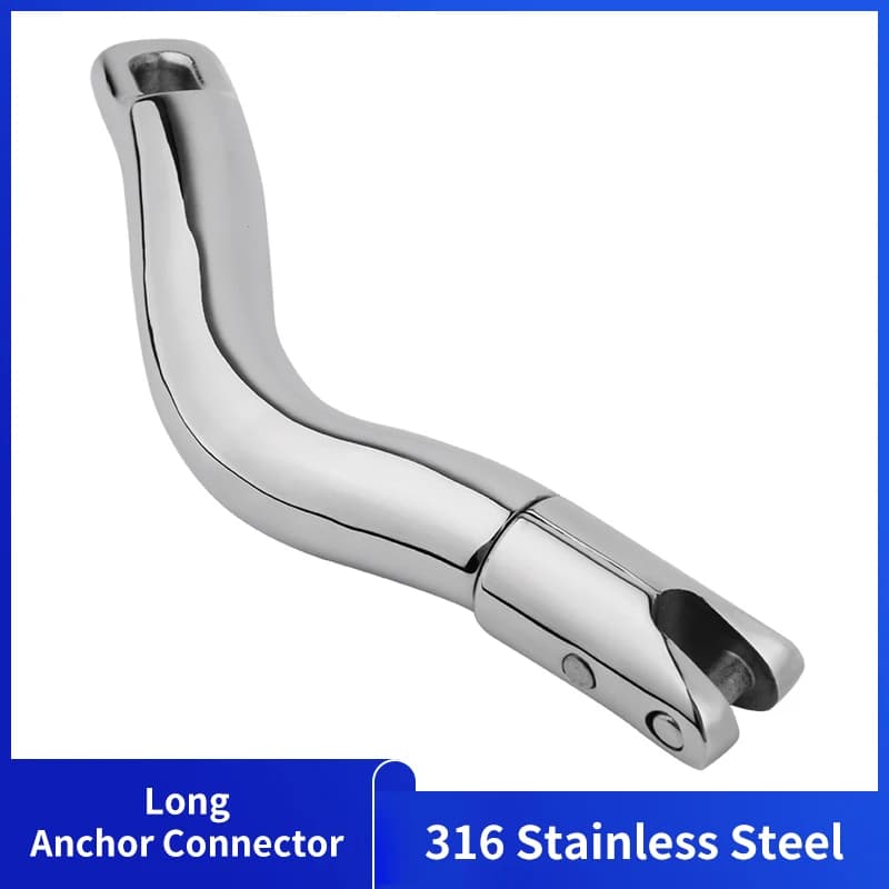 Alastin 316 Stainless Steel Boat Long Anchor Connector Durable Corrosion Resistant 6-8MM/10-12MM Marine Hardware Accessories