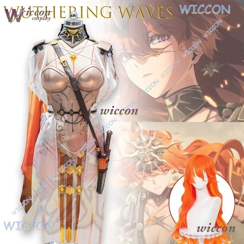Wuthering Waves Augusta Cosplay Outfit Anime Game Character Costume Halloween Set Full Sexy Christmas Role Game Cosplay Oufit