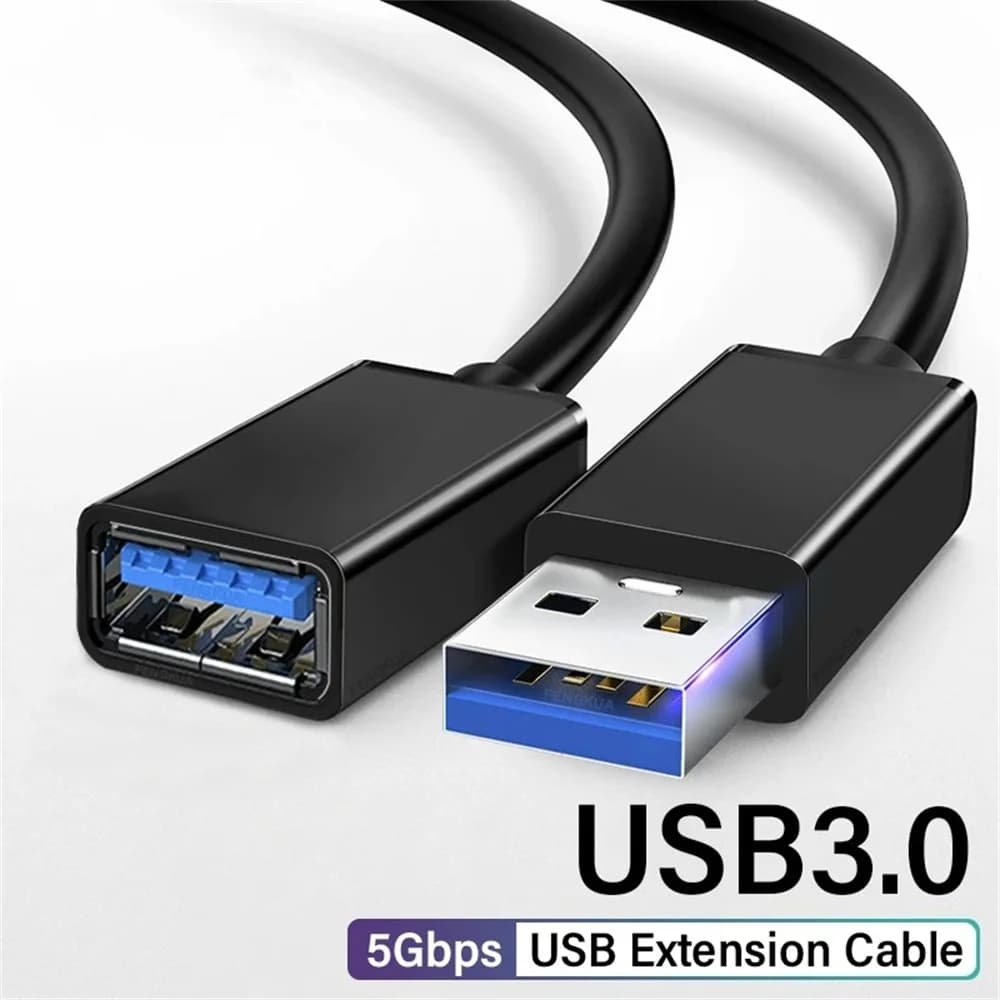 Cavo di prolunga USB 3.0 da 5 Gbps da maschio a femmina, cavo dati USB 3.0 per PC, PS3, laptop, chiavetta USB, Smart TV.