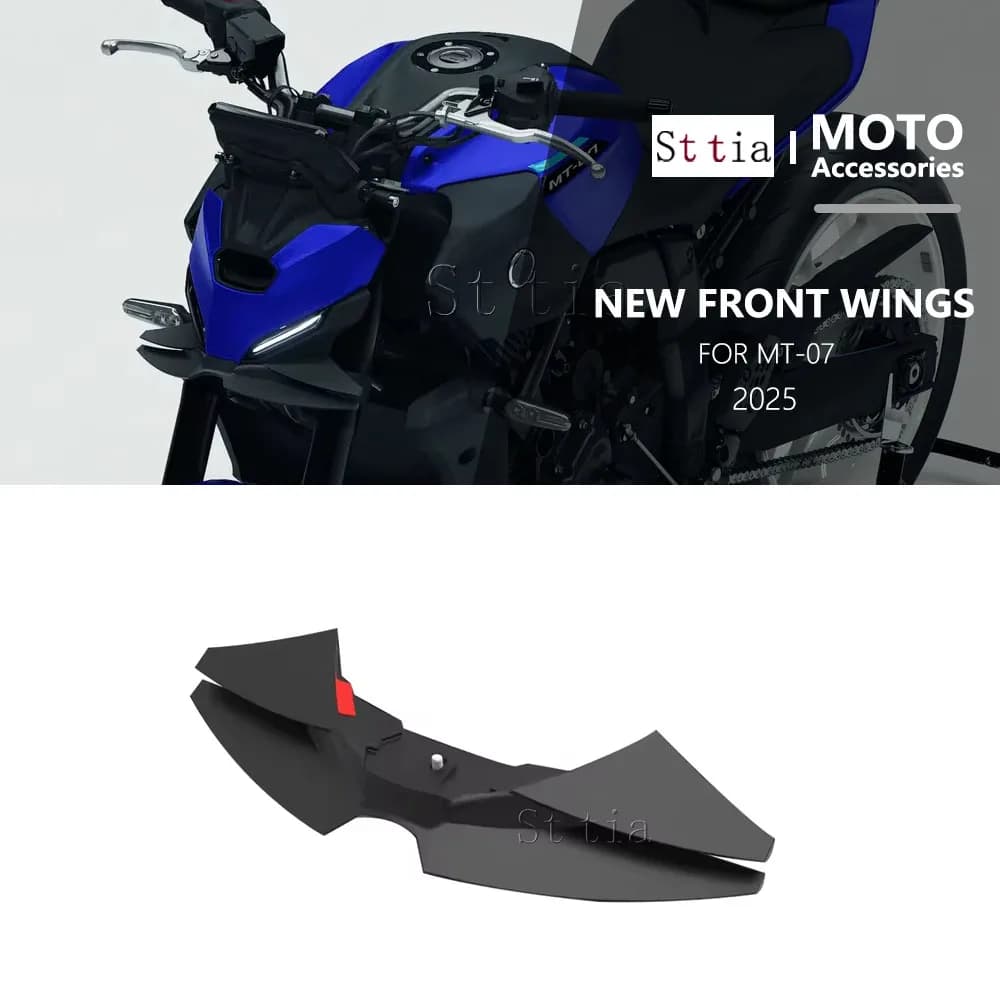 Kit Spoiler Anteriore Aerodinamico per Moto MT07 MT 07 2025, Nuovo Accessorio Alettone Frontale