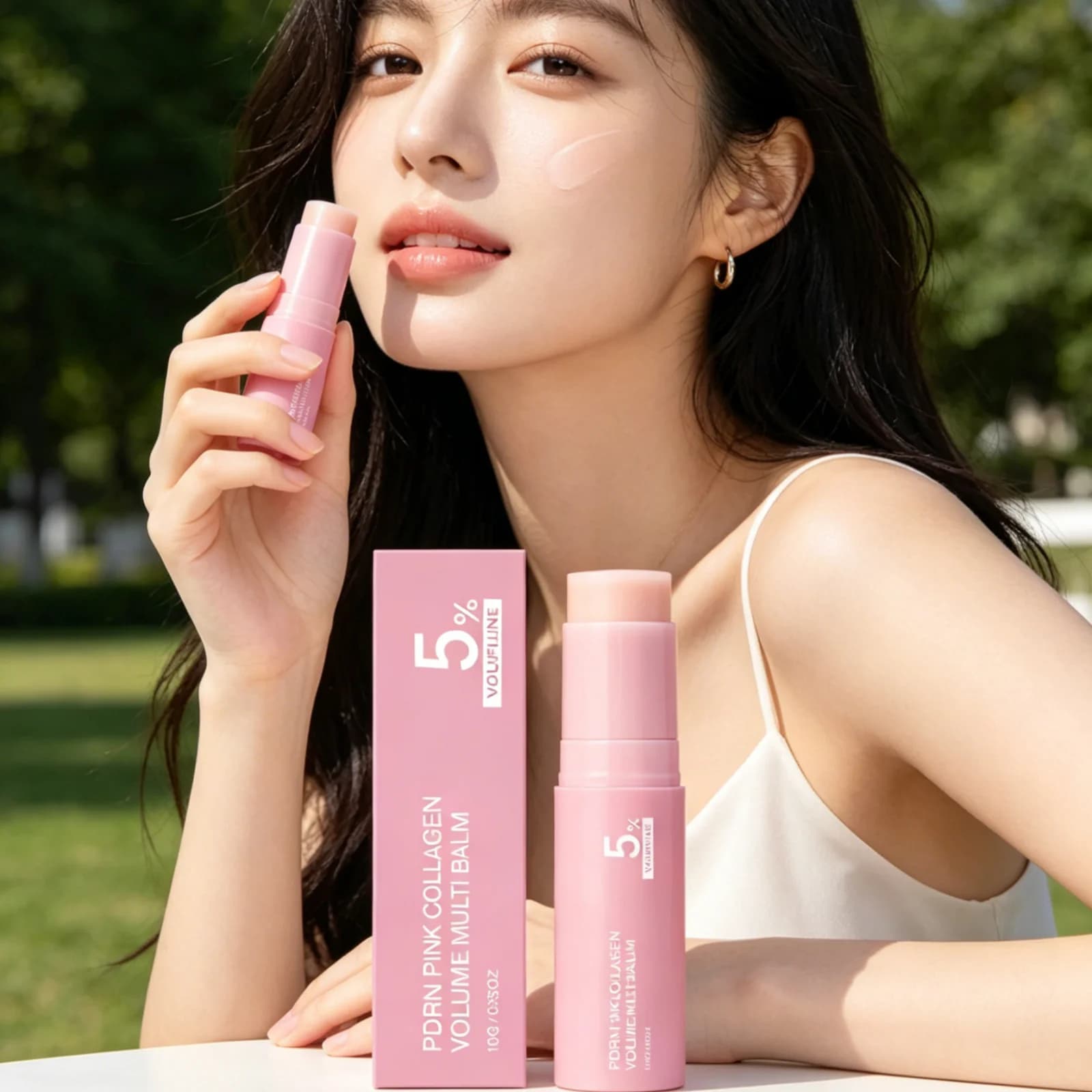 Multi Balm Stick for Facial Neck Lips Anti Wrinkle Firming Skin Barrier Protection Lightweight Gentle Moisturizing Balm Stick