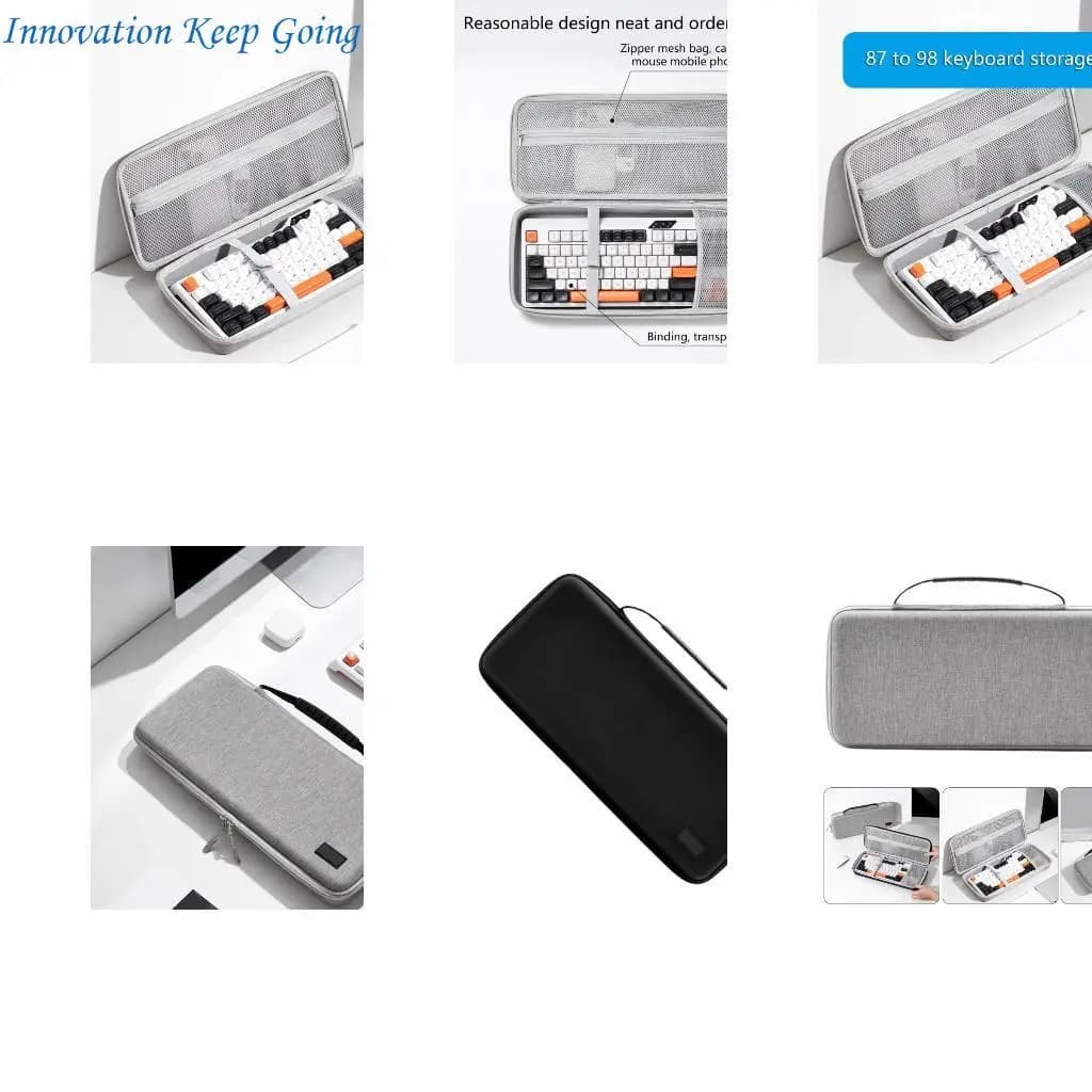 Borsa archiviazione della tastiera E65C Shell Hard per tastiera da gioco meccanica computer 87-98Key