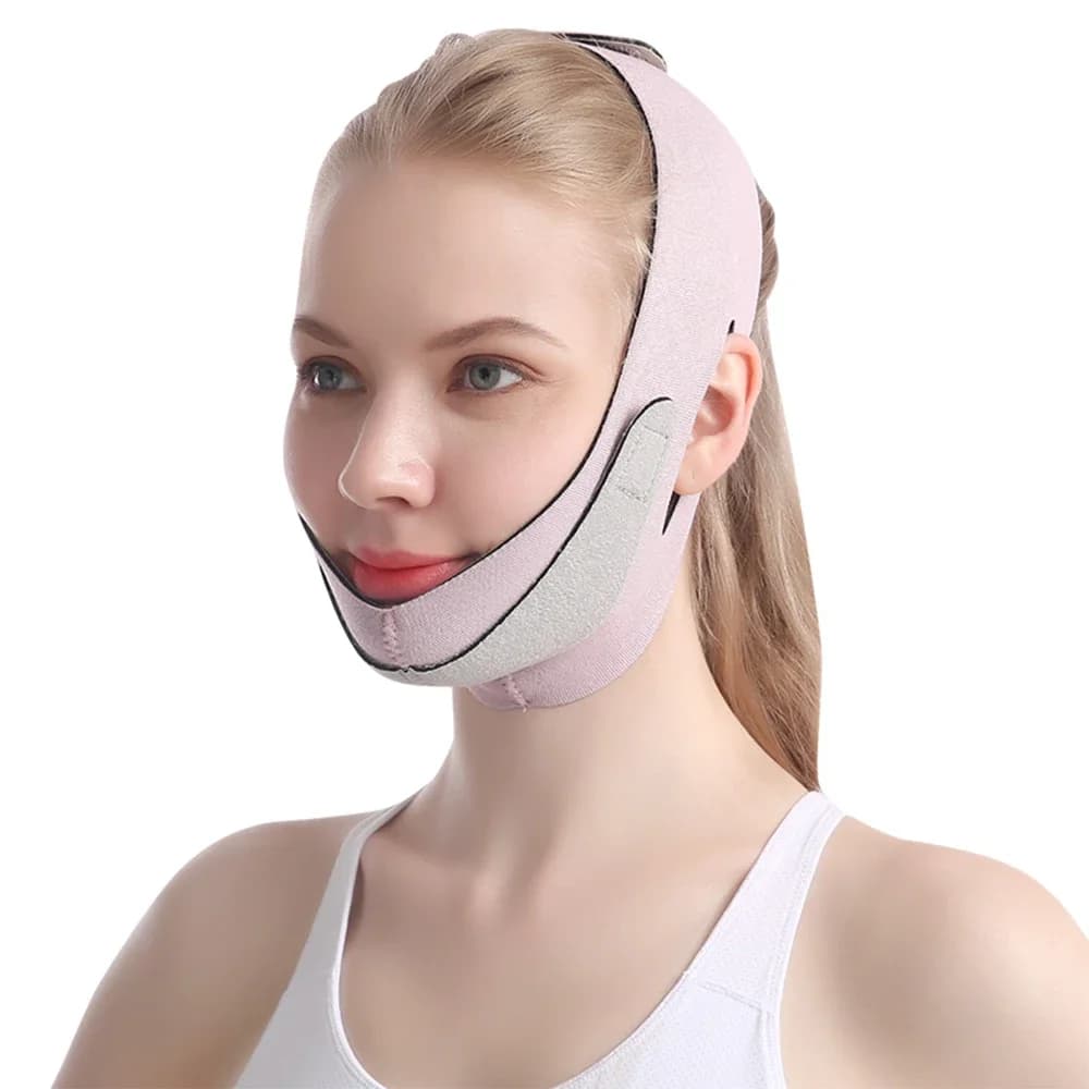 Fascia Elastica Modellante Viso a V, Cintura Solleva-Polso e Guance per Donna, Cinghia Antirughe per il Viso, Strumento per la Cura del Viso e il Dimagrimento