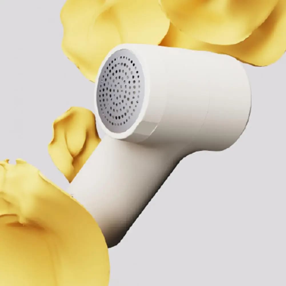 Easy-to-use Lint Remover Portable Electric Fabric Shaver with 6-leaf Blades for Sweater Defuzzing Usb Rechargeable for Clothes