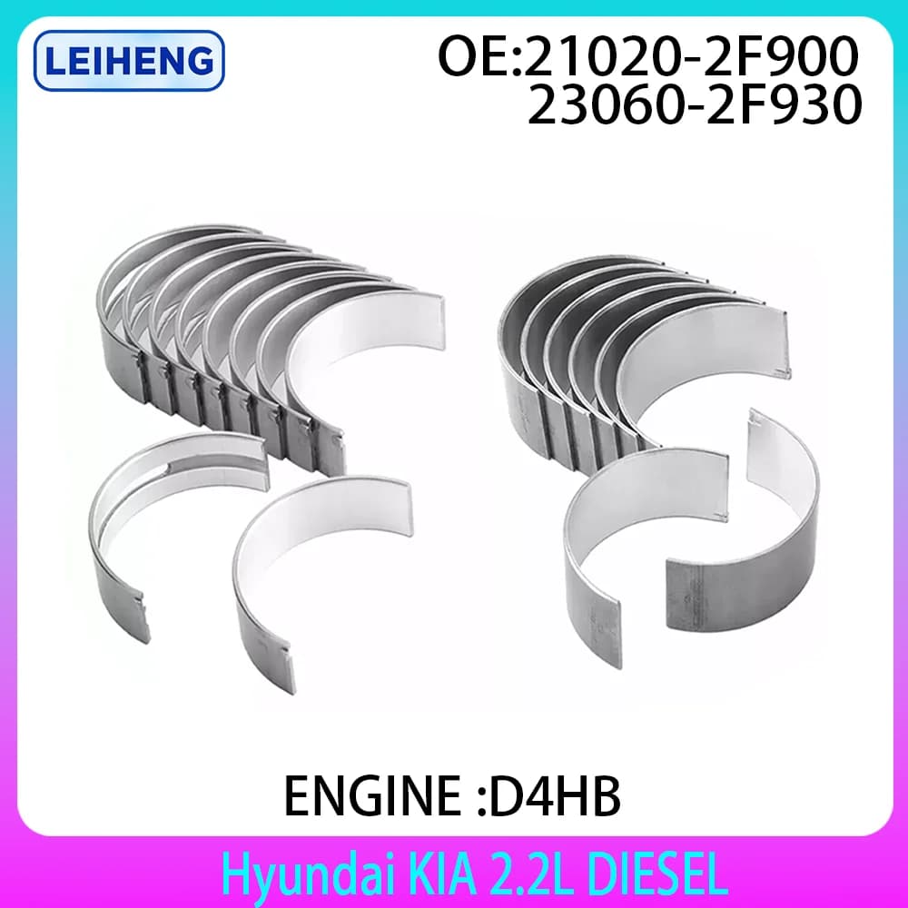STD Cuscinetti Principali Albero Motore e Cuscinetto Biella Set Per HYUNDAI KIA 2.2L L4 Diesel 2.2 LT D4HB 2006-2024 21020-2F900 23060-2F930