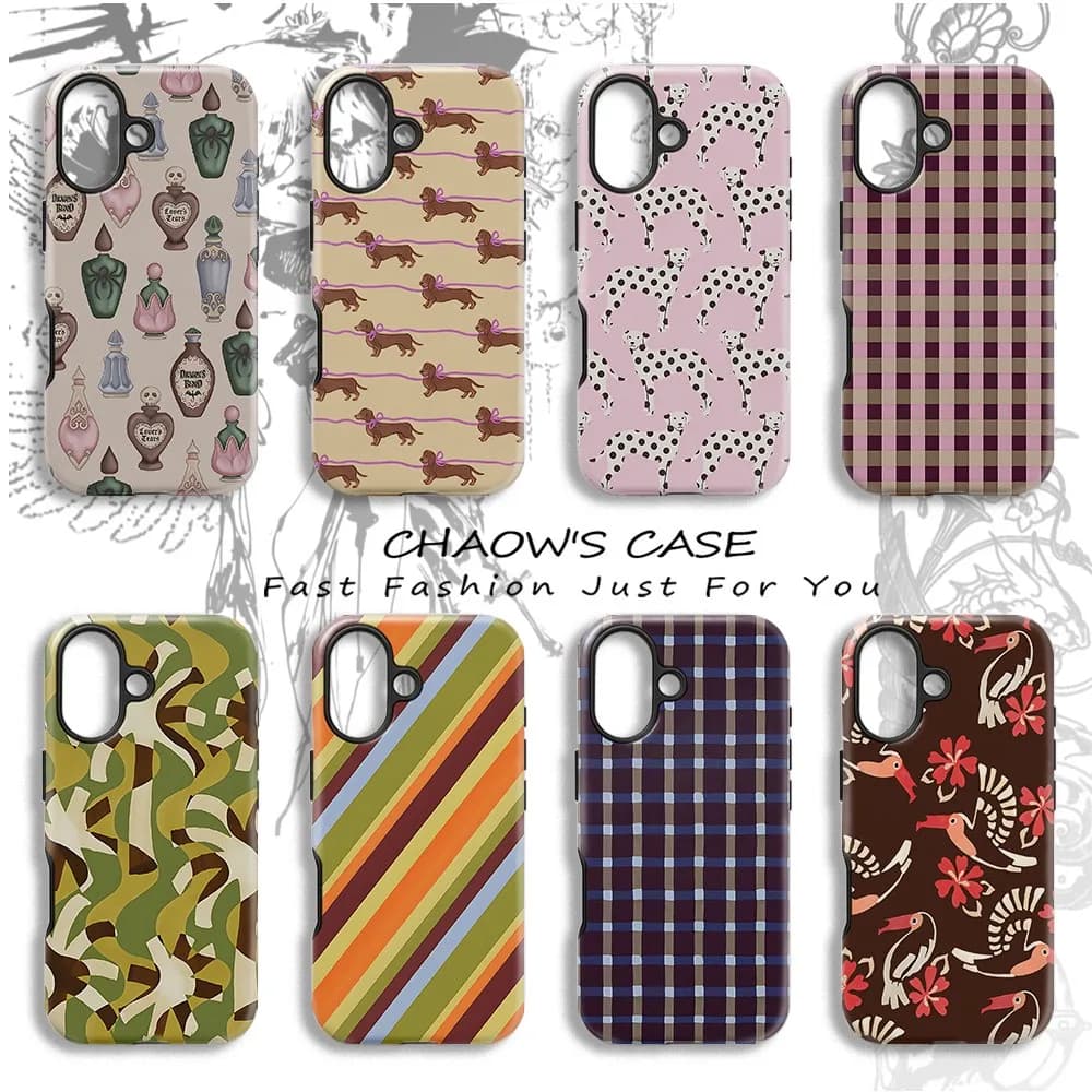 Rainbow Stripe Phone Case for iPhone 18 17 17e 16e 16 15 14 13 12 11 XS Air Pro Max Plus Double-layer Back Cover