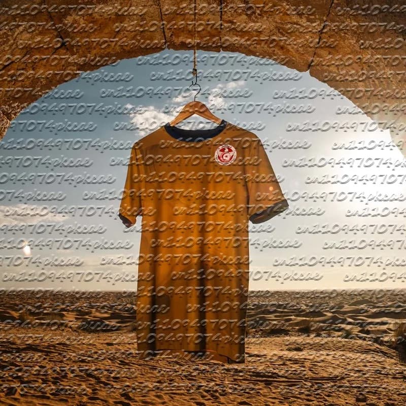 New Tunisia 2026 Unisex Soccer Jersey Breathable Quick Drying, Sporty T-shirt Coordinated for Family, Fashion Streetwear Y2k