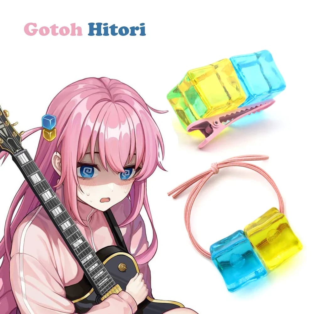 Anime BOCCHI LA ROCCHIA! Gotou Hitori Cosplay Fasce elastiche per capelli Fermaglio per capelli Forcina per accessori per capelli da donna Gioielli per fascia