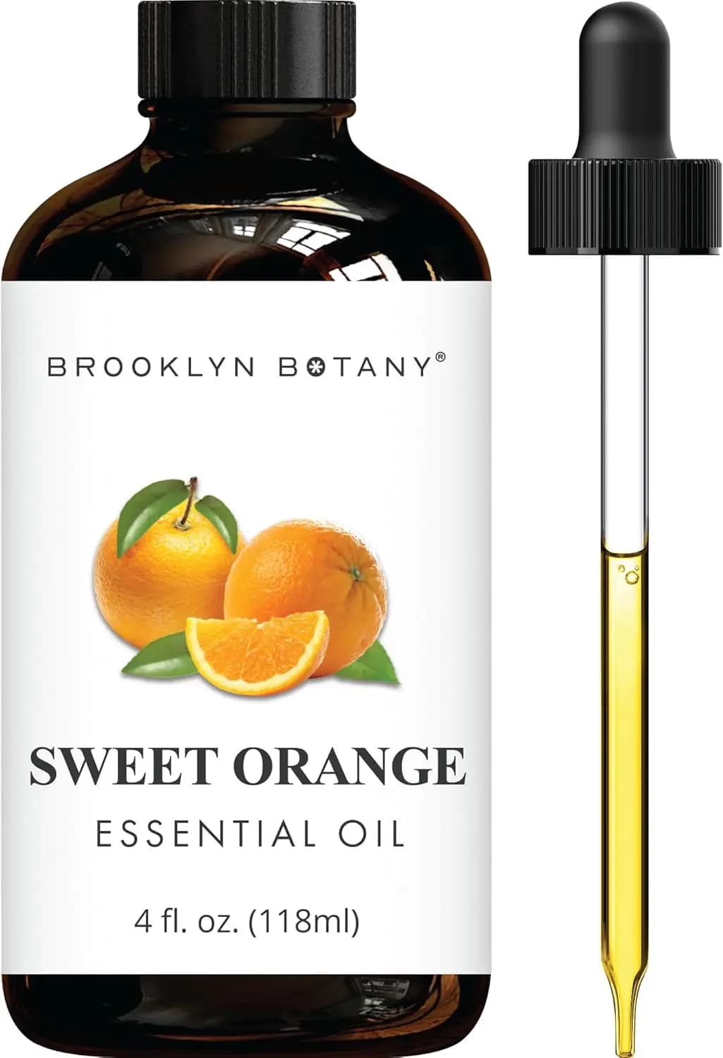 Olio Essenziale di Arancia Dolce 4 Fl Oz - 100% Puro Naturale di Grado Premium per Diffusore di Aromaterapia