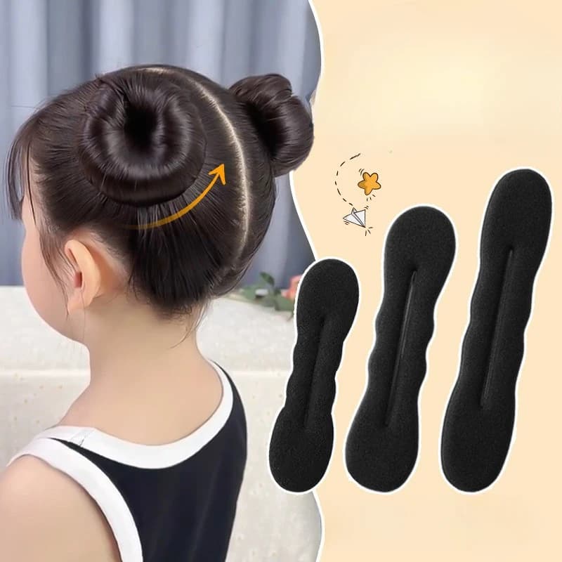 Hair sponge Magic Bun Maker Loop Hair curly maker Scrunchie for hair Twist Donut Bun Bigodino Hair styling tools for women