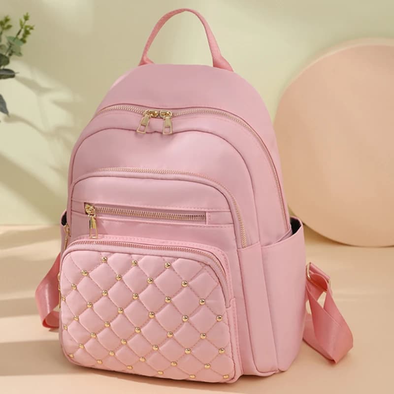 Zaino da donna classico stile Vintage zaino moda donna borsa da viaggio Casual borsa da scuola solida per ragazza