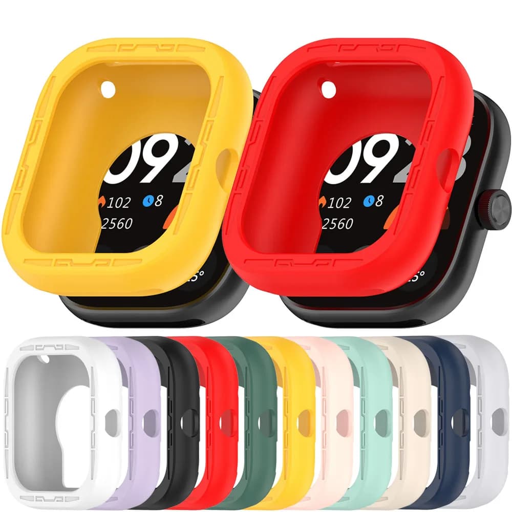 Custodie di copertura per Redmi Watch 4 Watch4 accessori per la protezione dello schermo in Silicone leggero e resistente