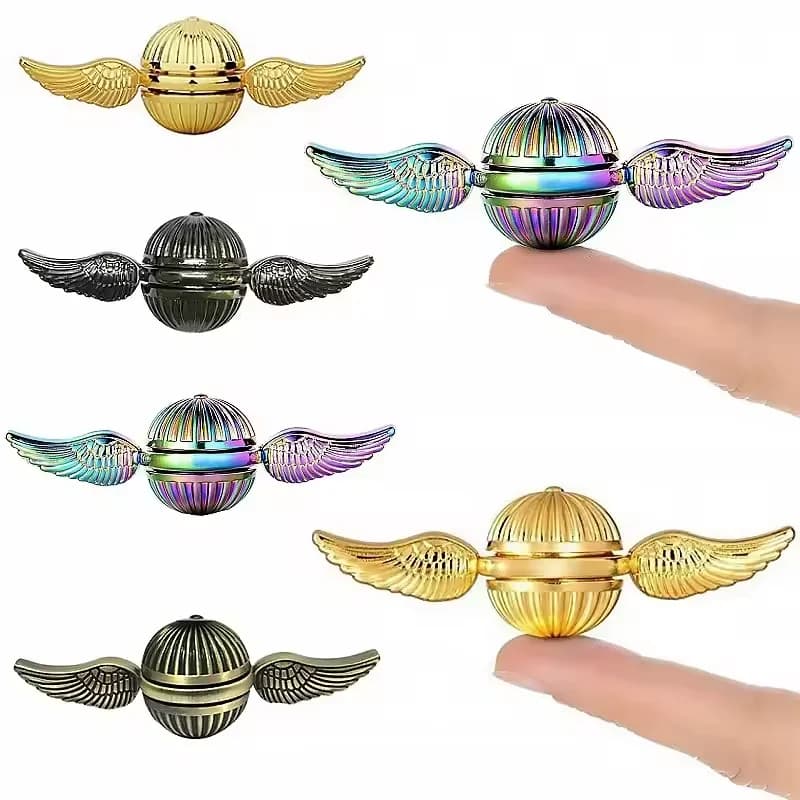 EDC Magic Fidget Spinner, Fidget Spinner per adulti resistente allo stress Irritabilità Giocattolo antistress, Giocattolo da tavolo rotante con palline in metallo