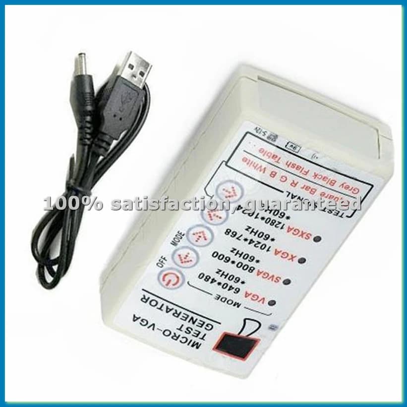 Generatore di Segnale SVGA XGA VGA, Tester per Schermi TV LCD CRT, Proiettori, Monitor a Colori, Strumento di Ripristino e Rilevamento - A51M