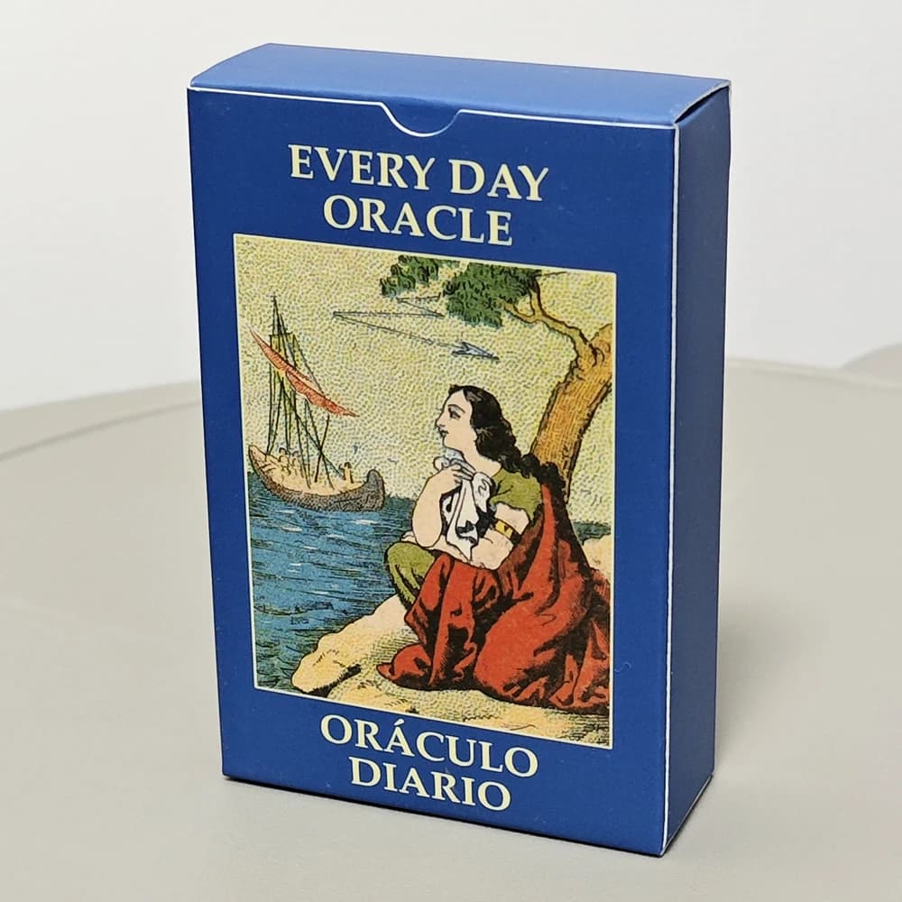 52 carte Oracle Sibyl da 9 x 6 cm ogni giorno Mazzo Oracle
