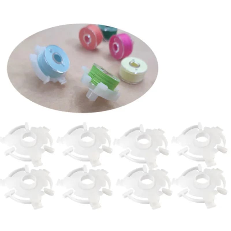 Sewing Bobbin Clips Plastic Bobbins Thread Spool Holder Clamps for Household Sewing Machine Embroidery Quilting Tool Accessories