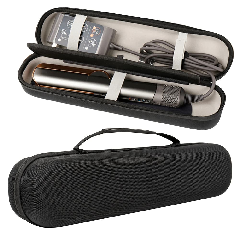 Portable EVA Travel Bag, Anti-scratch Hard Case, Anti-dust Zipper Bags for Dyson Airstrait HT01 Hair Plate