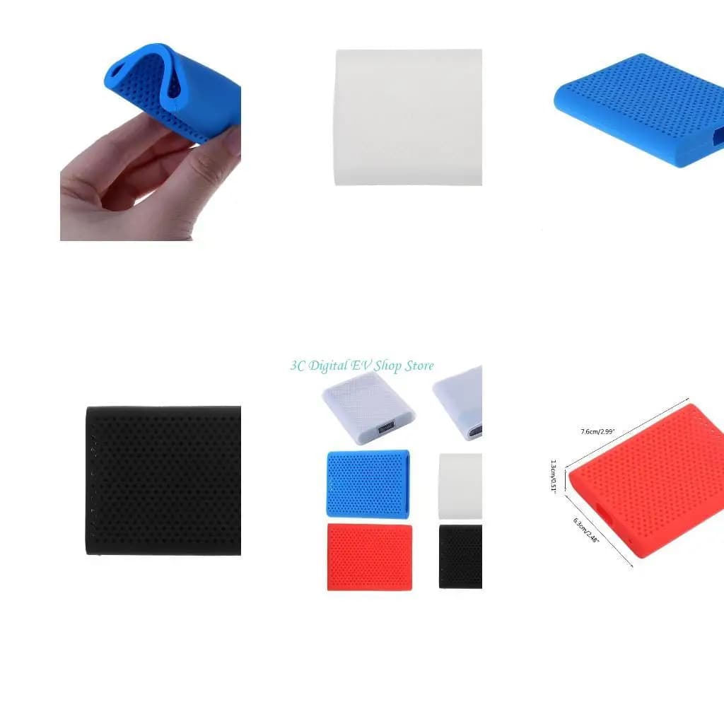 E74D Shockproof HDD Silicone per disco rigido per custodia per protezione del disco per caso per disco rigido esterno del disco