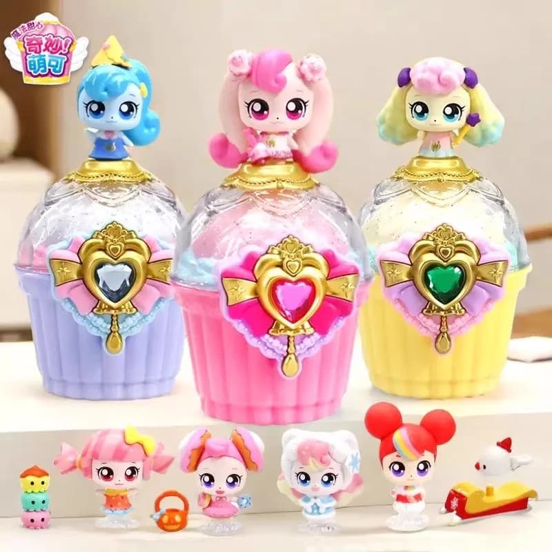 New Catch Teenieping Anime Figure Magic Sweet Heart Star Serie Figura Torta Modello Statua Decorazione Regalo a sorpresa di compleanno per ragazza