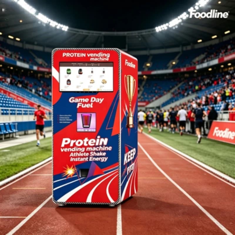 FOODLINE High Efficiency Protein Powder Vending Machine Automatic Mix Protein Shake Equipment