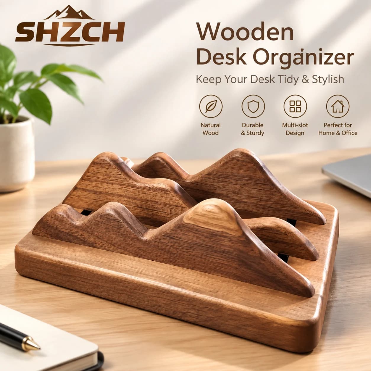 Laptop Stand Vertical Adjustable Notebook Holder Space-Saving Foldable Dock Ergonomic Desk Organizer for MacBook Tablet PC