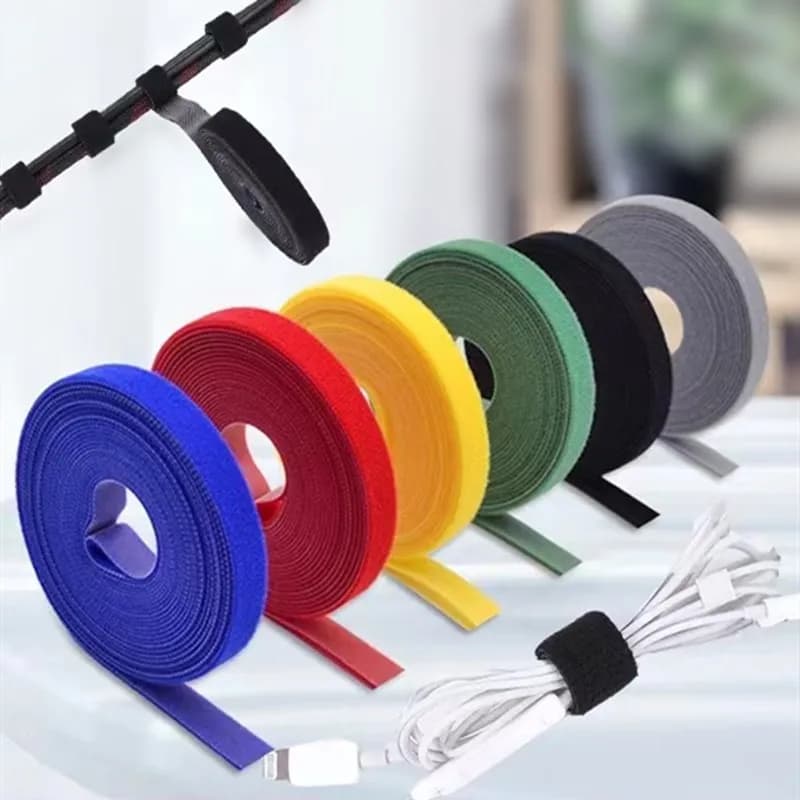 Avvolgicavo USB Organizer per cavi fascette cavo per Mouse supporto per auricolari cavo taglio libero clip di gestione dei cavi protezione del nastro del cerchio del telefono