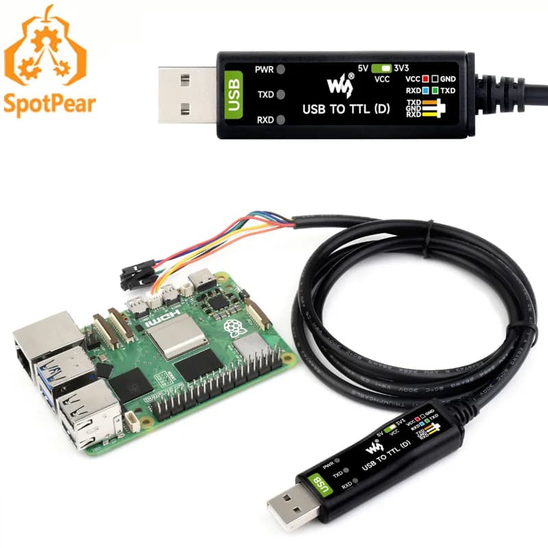 Serial cable from USB to TTL industrial FT232RNL from USB to TTL UART industrial can for Debug terminal Raspberry Pi 5
