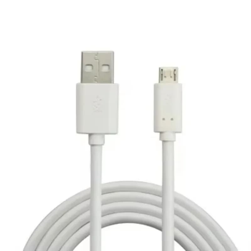 【Dalla Cina】Cavo di ricarica dati Micro USB bianco TPE da 1,2 m 2A per smartphone Android