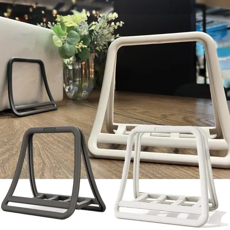 Supporto Verticale per Laptop Regolabile, Dock da Scrivania per Notebook, Stand Verticale Salvaspazio per Laptop e Notebook