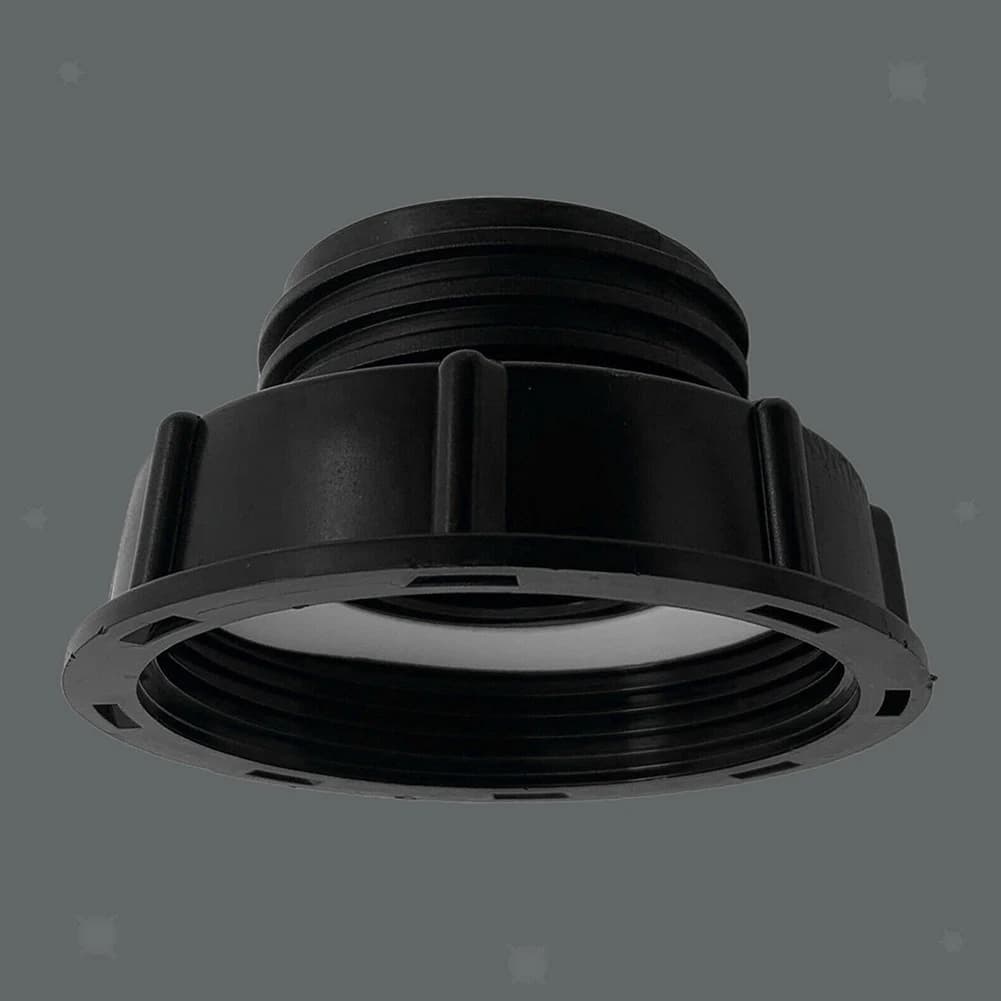 IBC tank exhaust adapter with 3 inch to 2 inch thick thread, S80*6mm/0 plastic garden hose. 24 Inch IBC Connector with Fine Thread