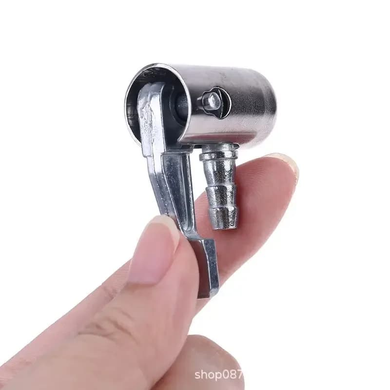 Tubo flessibile con foro generale per auto, camion, pneumatici, valvola di gonfiaggio, pompa d'aria, ugello a clip, connettore adattatore in metallo, connettore gonfiabile per auto