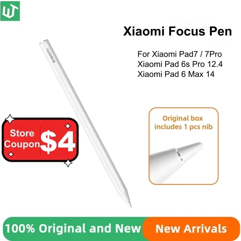 Penna stilo Xiaomi Focus per Xiaomi Pad 7 / 7Pro, Mi Pad 6S Pro 12.4 Touch Smart Pencil Disegna scrittura Screenshot Penna stilo MiPad