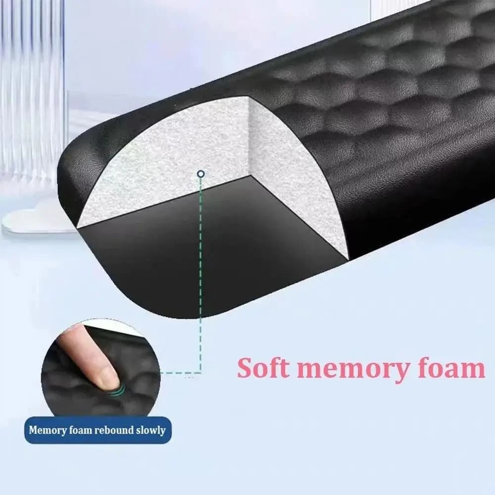 Nuovo tappetino per mouse ergonomico Memory Foam Polsino antiscivolo Tappetino per mouse Morbido poggiapolsi Cuscino per le mani della tastiera