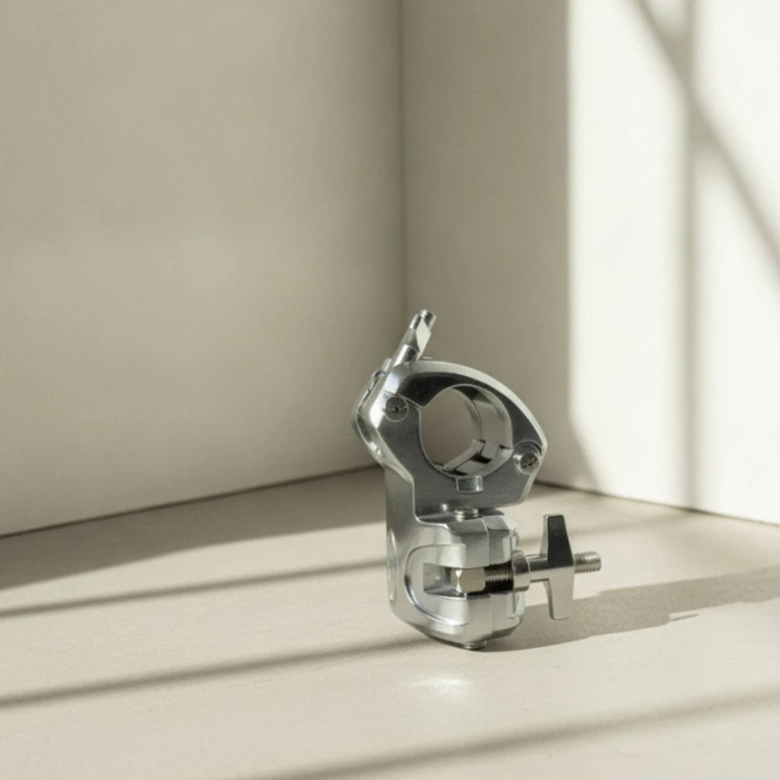 Drum Rack Clamp with Hinged Sides Easy to Install Drum Rack Connector with Hinged Sides Hardware Stable Versatile for Drummers