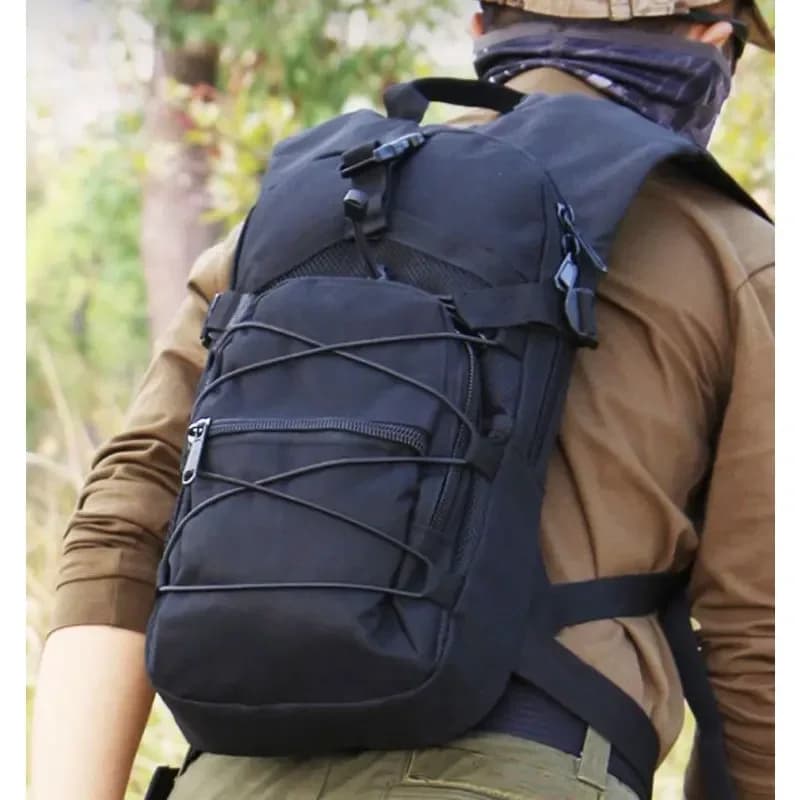 15 liters MOLLE tactical backpack Cycling hydration backpack Outdoor sports bicycle bag for climbing Hiking camping Fishing Survival equipment