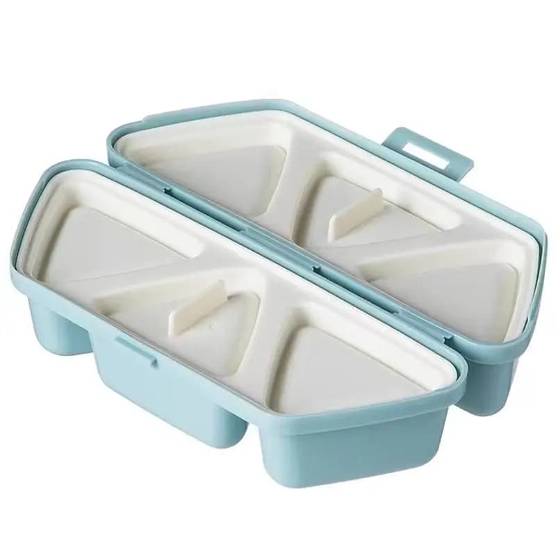 Set di stampi per sushi triangolari giapponesi A24F - Macchina portatile per fare involtini di riso e verdure per picnic all'aperto e pranzo fai-da-te